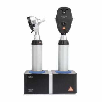 Heine - BETA 400 Otoscoop LED F.O. | BETA 200 Oftalmoscoop - Combi Kit NT4 oplader